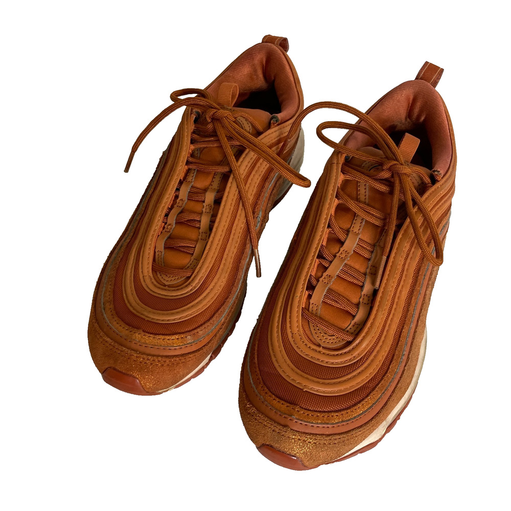 Women's 9 Nike Air Max 97 Dark Russet Bronze AV8198-201